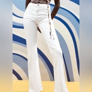 Zara Women's White Jeans